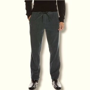 Vince Corduroy Pull-On Pants Men's Sz XL Italian Fabric Relaxed Army Sage Green